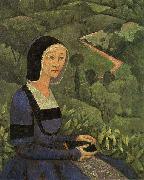 A Widow Painting Paul Serusie